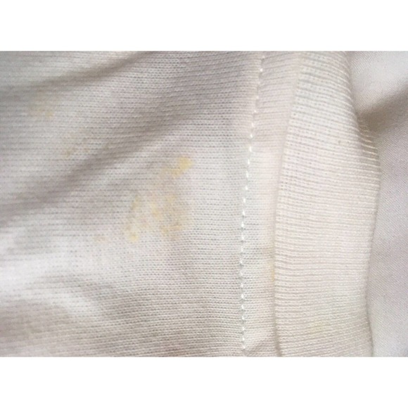 VTG Royal Deb Girls 80s 90s Workout Athletic White Red Grey Stripe Shirt 10 12 - Picture 7 of 10